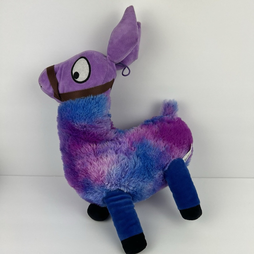 Fun & Fun Toys Purple Blue Lama Plush Medium Multi-color  Fortnite‎ Game Loot